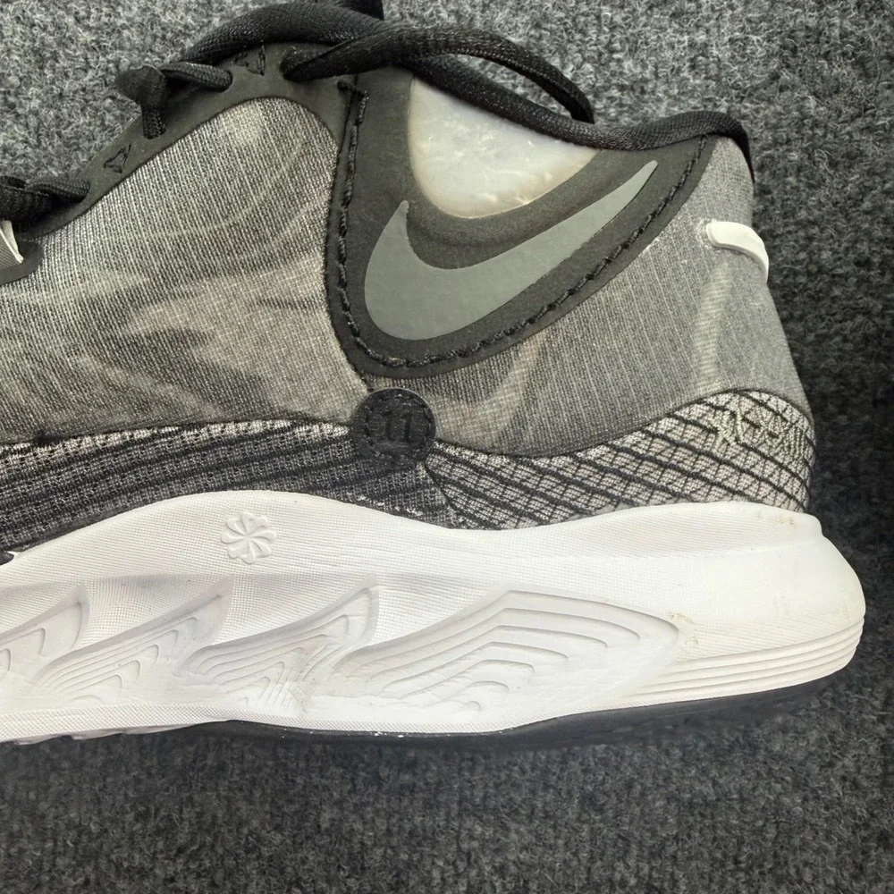 Nike‎ Kyrie 8 Orca Black Mercury Grey Basketball Shoes Size 14